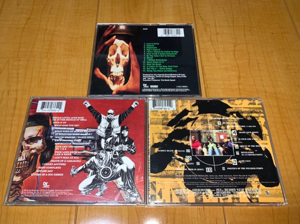 【輸入盤CD】Public Enemy アルバム3枚 / パブリック・エナミー / Apocalyps91… The Enemy Strikes Black / Muse Sick-N-Hour Mess Age_画像2