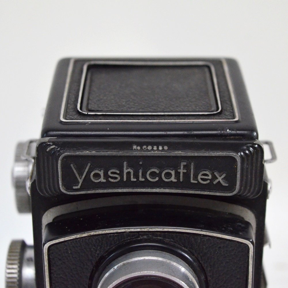 レトロ ヤシカフレックス 二眼レフカメラ レンズ Yasimar 1:3.5 f=80mm×2 直径約10cm アンティークカメラ yashicaflex_画像4