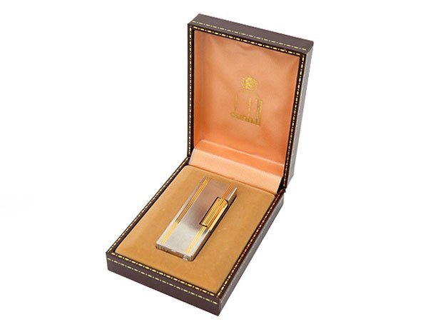 dunhill/ダンヒル ローラガスライター サロメ2ライン コンビ 動作品