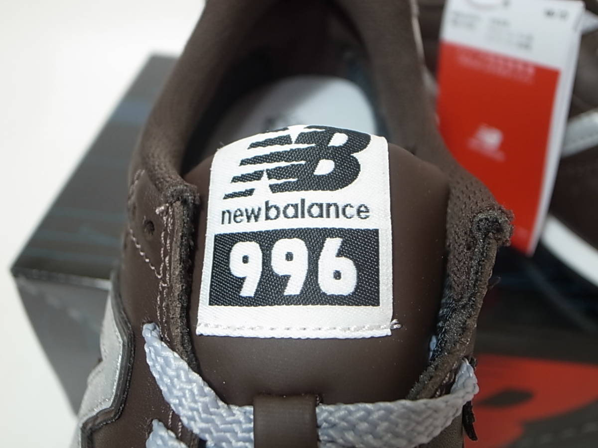 【送料無料 即決】NEW BALANCE CM996NH 23cm US5新品オールレザーモデル天然皮革ヘリテージカラー BROWN ブラウンxグレー 茶シーズナル限定