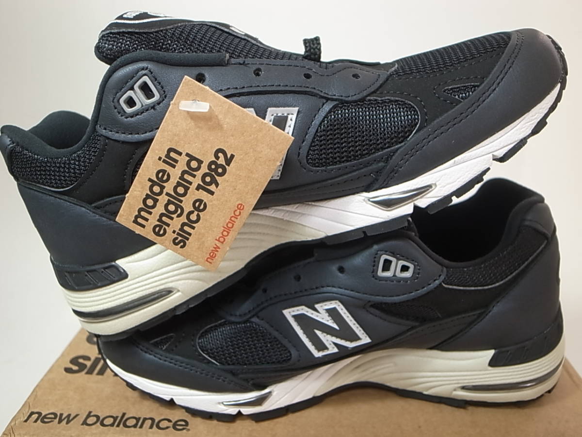 【送料無料 即決】海外限定 日本未発売 NEW BALANCE UK製 W991MET 24cm US7新品ダークネイビーxブラック 濃紺 メタリック  英国製イギリス製