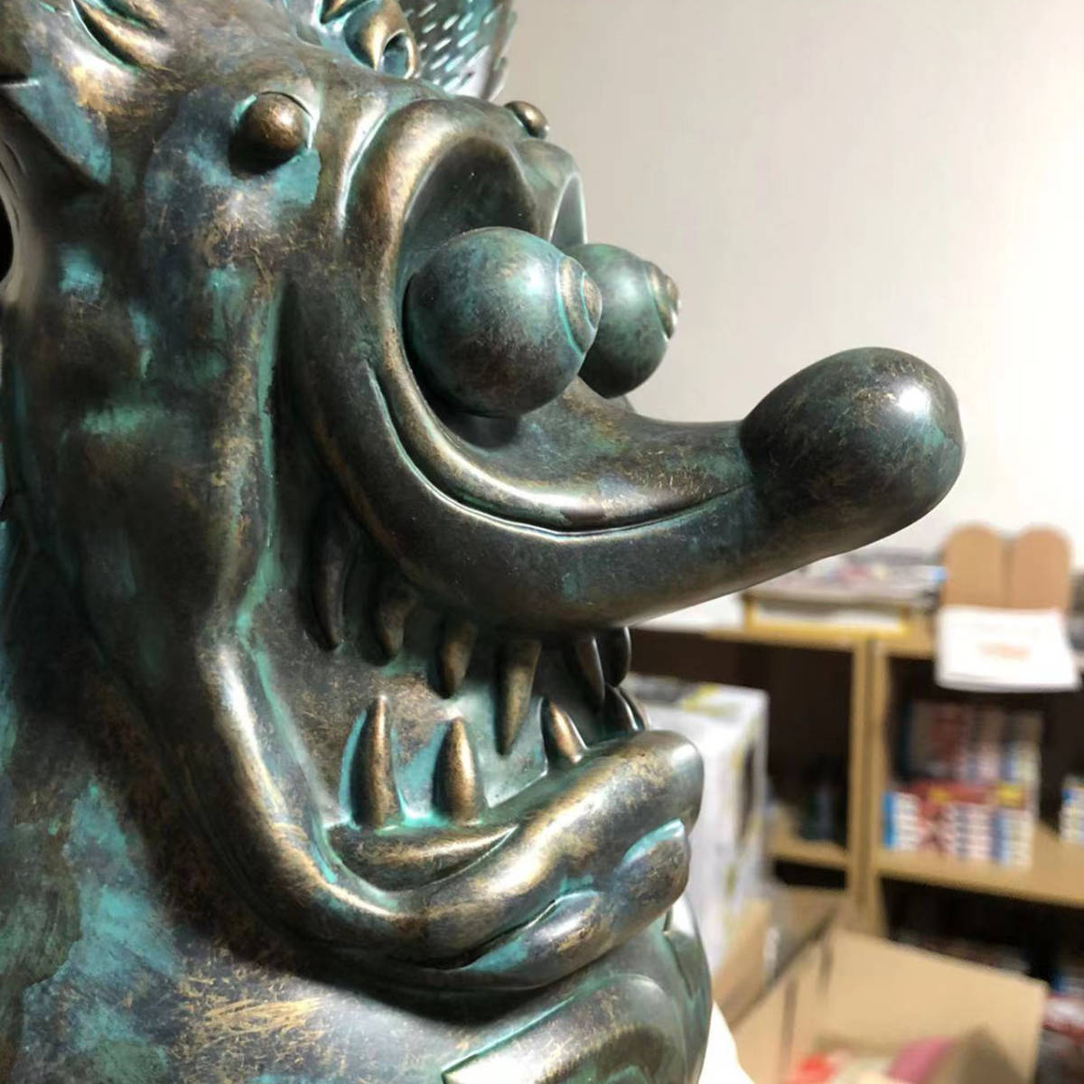 激レア ラットフィンク 特大 33cm フィギュア RATFINK リペイント 銅像 ...
