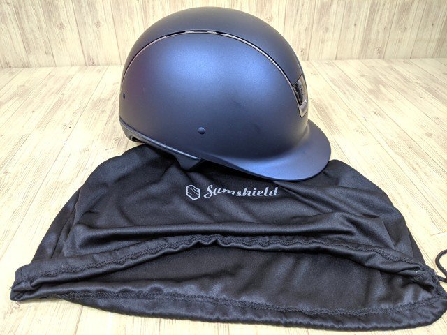 5yt186】乗馬 馬術用品 男性使用 ヘルメット Samshield シャドウマット