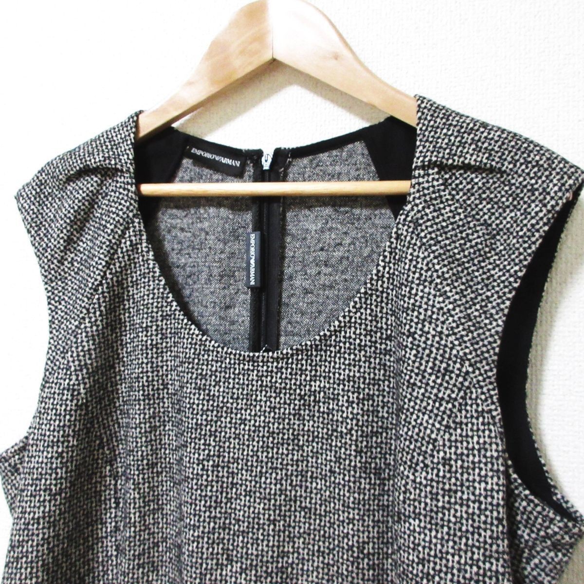 未使用 タグ付き EMPORIO ARMANI エンポリオアルマーニ ツイード