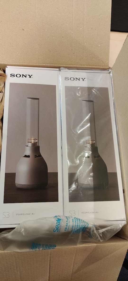 ☆即決送料込み新品未開封2点セット☆ ソニー LSPX-S3 グラスサウンド