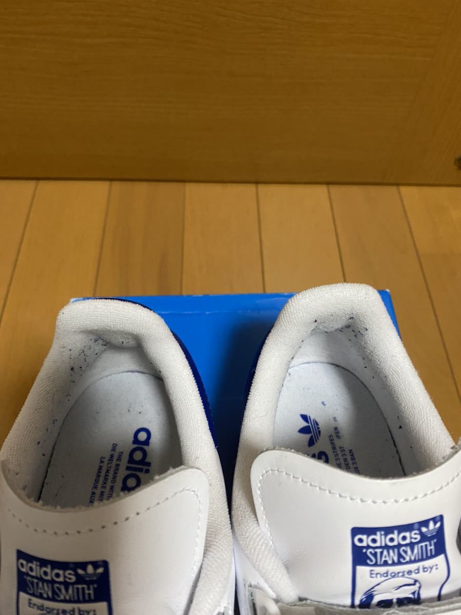 送料無料】adidas アディダス スタンスミス 青 ブルー ベルクロ 26cm