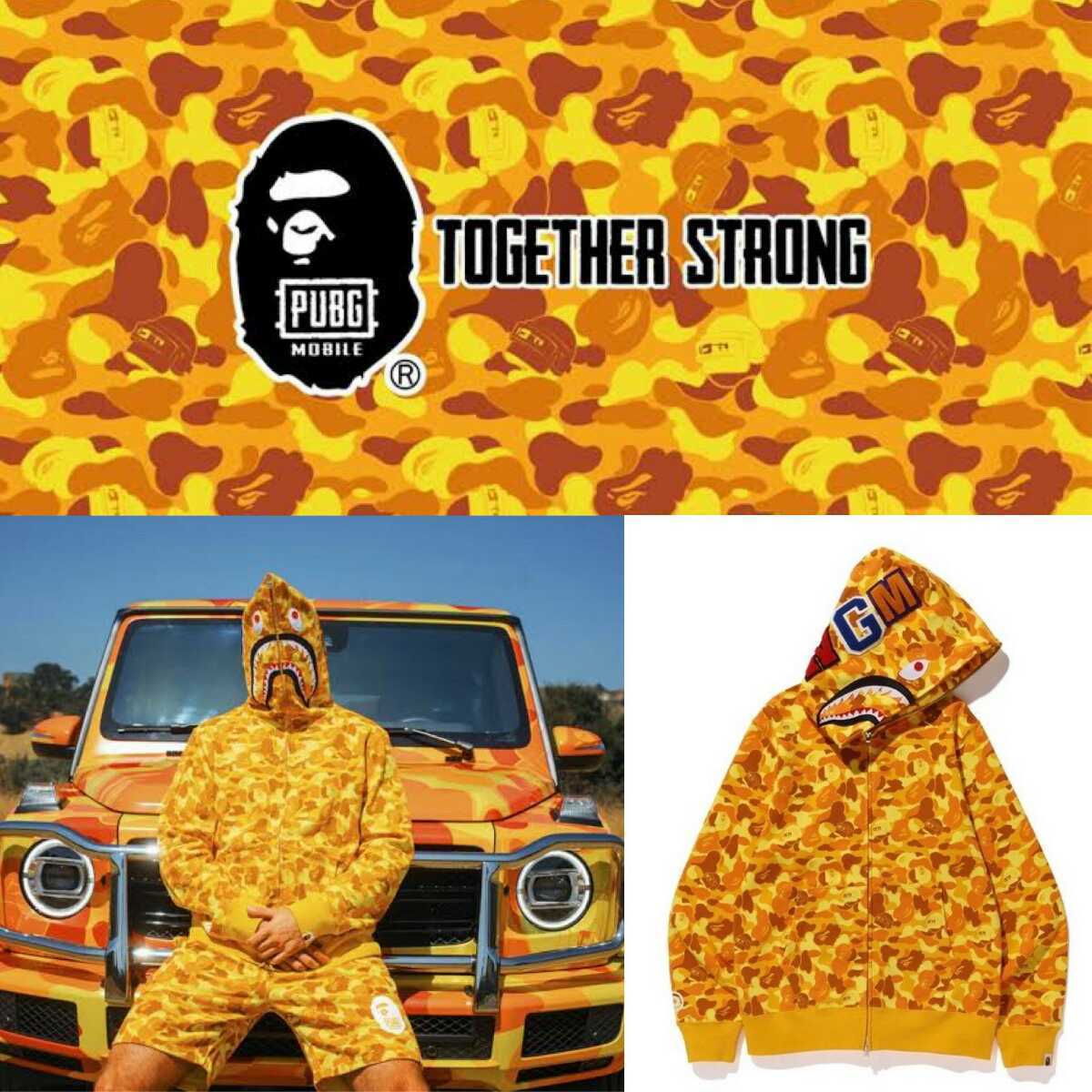 極美品 A BATHING APE PUBG BAPE CAMO SHARK FULL ZIP HOODIE ア 極美品 A BATHING APE PUBG BAPE CAMO SHARK FULL ZIP HOODIE ア