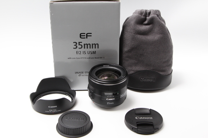 1945☆新品級の極上品!☆Canon 単焦点レンズ EF35mm F2 IS USM フル