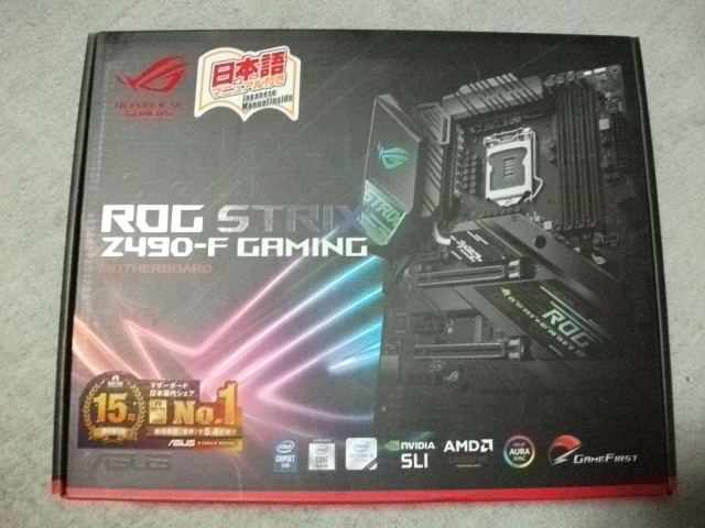 ASUS ROG STRIX Z490-F GARMING 未使用 マザーボード 送料無料 www