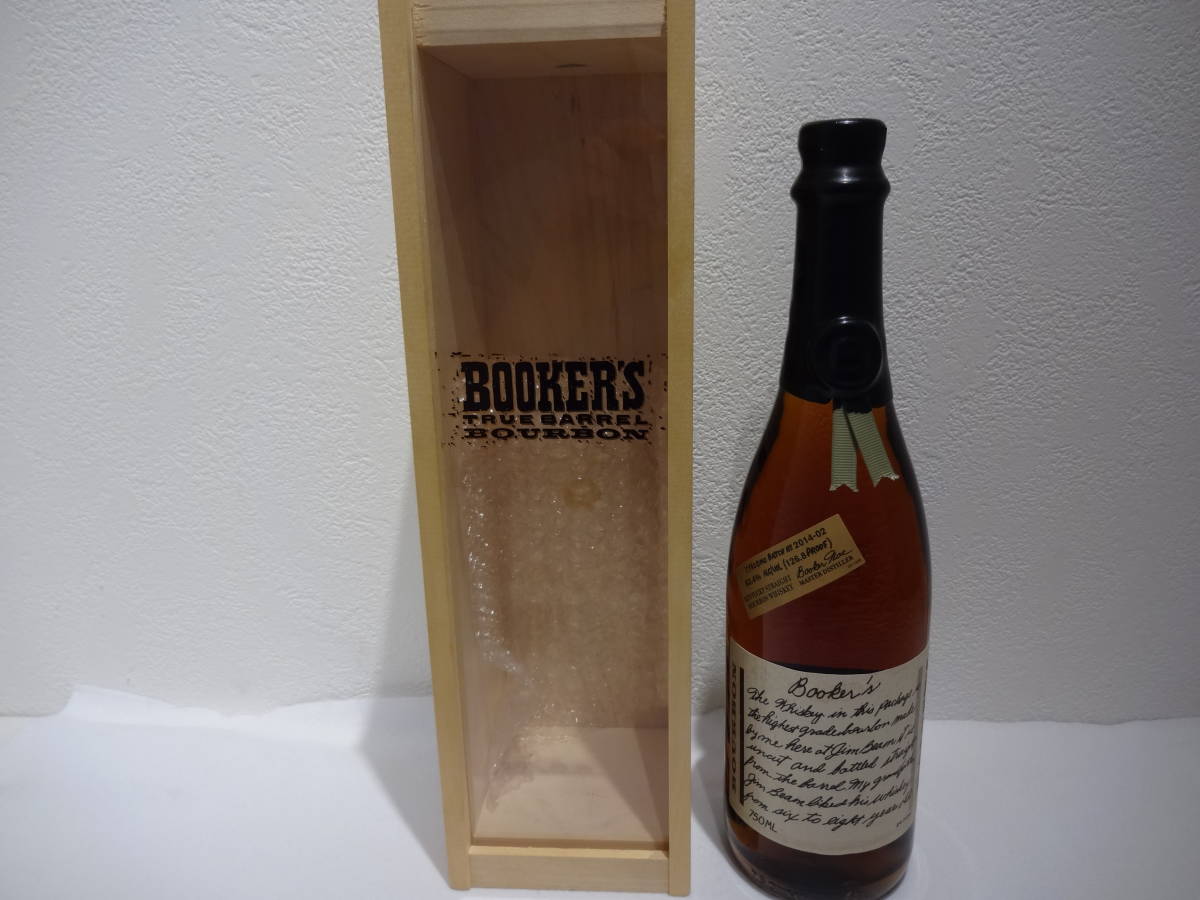 ☆BOOKER´S☆ブッカーズ☆ウイスキー 750ml 63%(木箱付)1円スタート