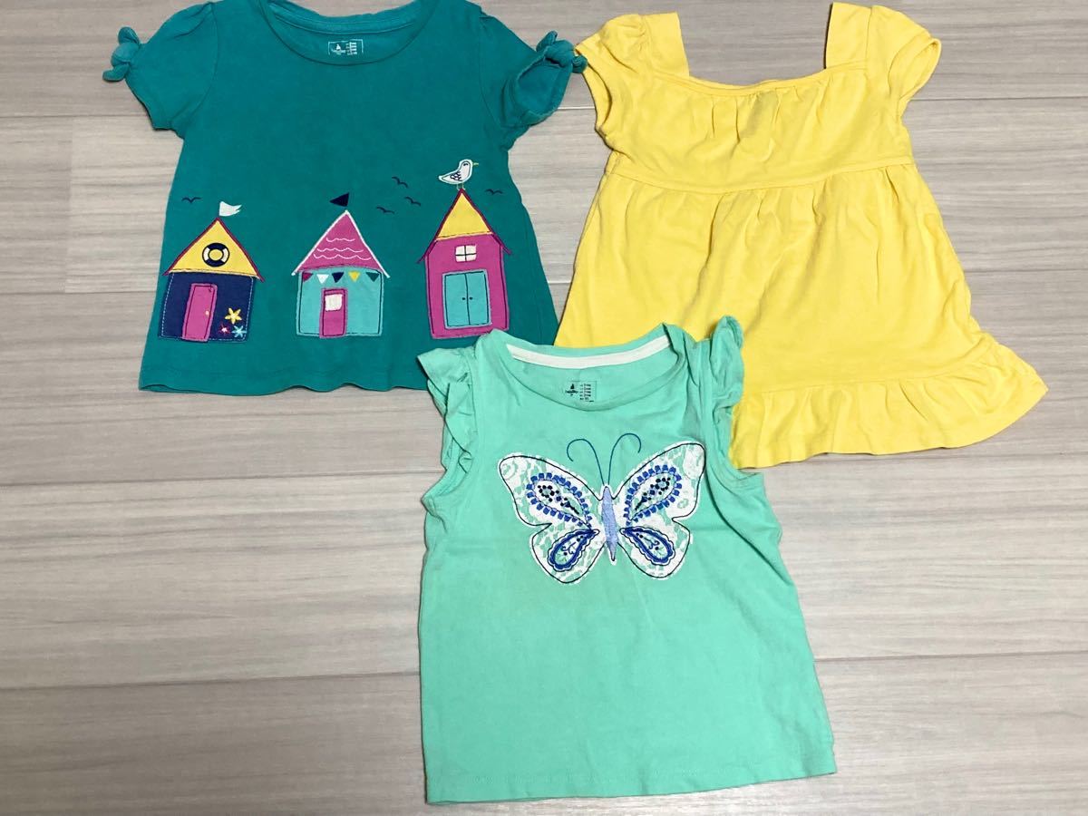 新品 】 babyGAP 『新品』babyGap 半袖Tシャツ 95㎝ Tシャツ+カットソー Baby Gap ベビーギャップ キャミソール2枚セット 女児95