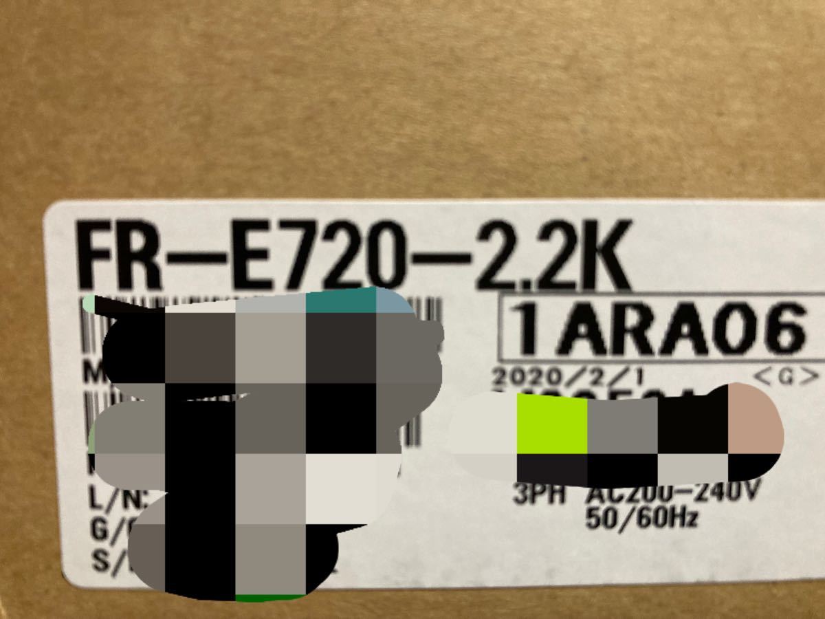 三菱インバーター FR-E720-2.2K www.nickstellino.com