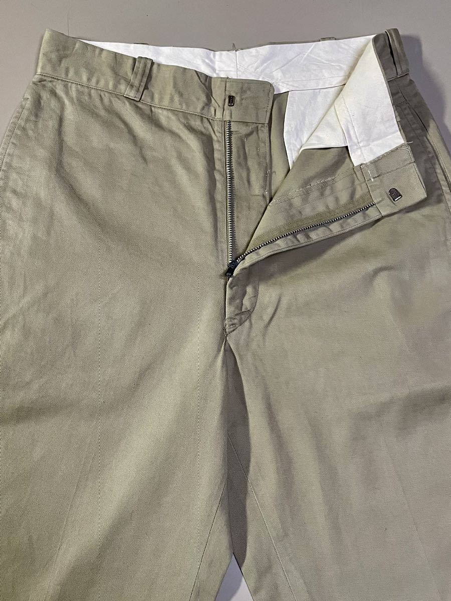 1960s US .Military Twill Pants Size W31 L33