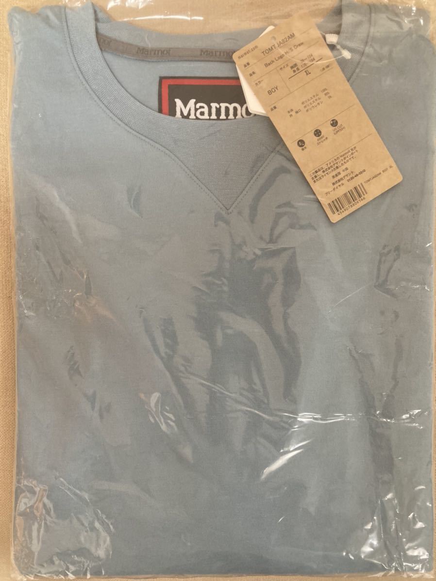 通販低価 STABRIDGE Marmot BGY Crew H/S Logo Back Tシャツ/カットソー(半袖/袖なし)