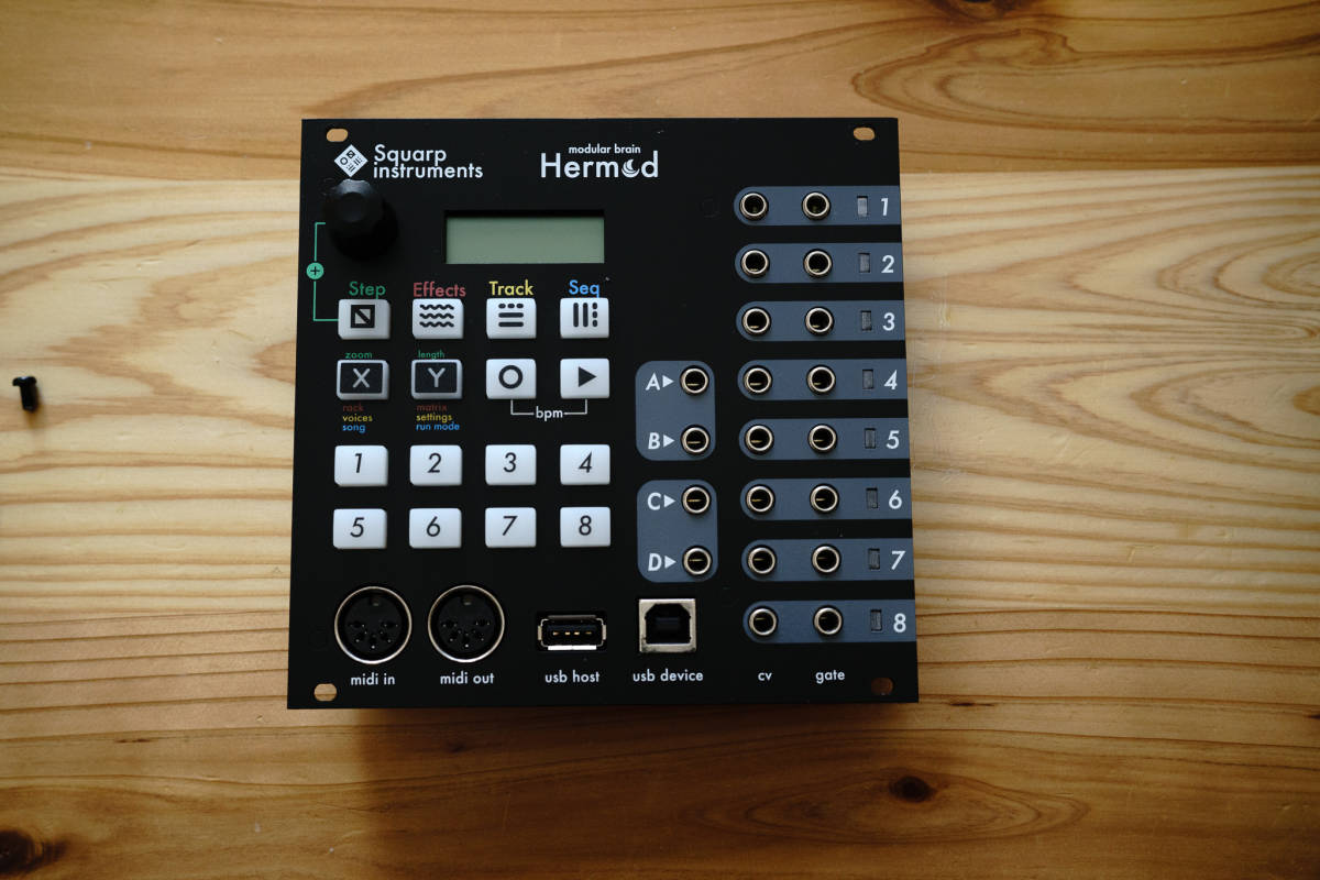 完売 Squarp Instruments - Hermod hermod モジュラーシンセ 8トラック