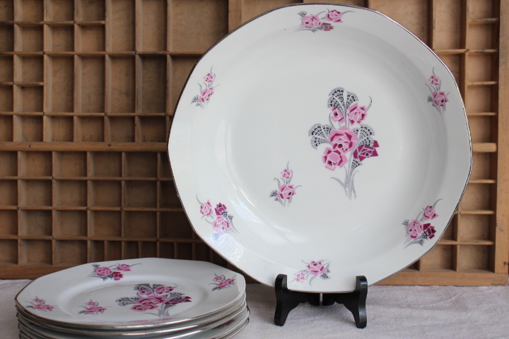 ヤフオク! - フランスブロカント Limoges リモージュ お皿セット