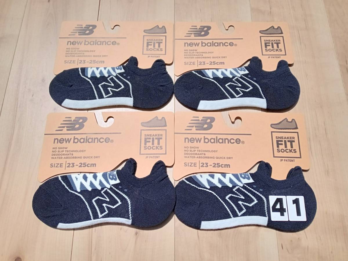 在庫限り 41 紺のみ ４足組 ニューバランス New Balance Fitタイプソックス レディース Questiondereflexes