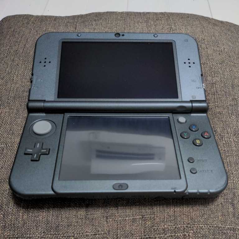 【美品】Newニンテンドー3DS LL メタリックブラック ACアダプタセット