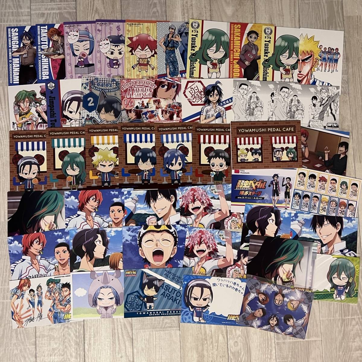弱ペダ】弱虫ペダル ポストカード43枚セット!アニメ まとめ売り 渡辺
