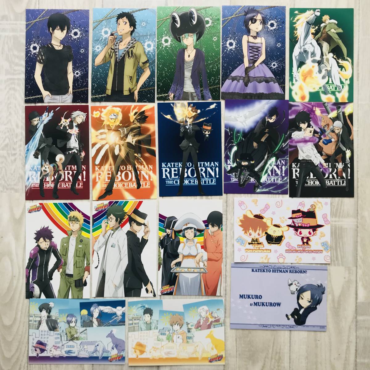 リボーン】天野明 ポストカード47枚セット！アニメ まとめ売り 家庭