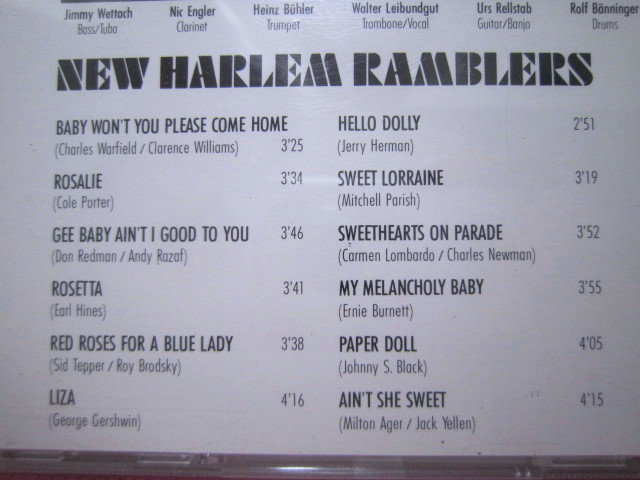 the fine art of jazz　New Harlem Ramblers Ain't She Sweet!　スイス 輸入盤CD 直筆サイン入り？ ディスク傷無し良好！
