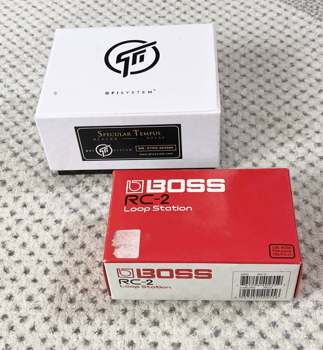 GFI SYSTEM SPECULAR TEMPUSリバーブ&ディレイとBOBS RC-2 ループ