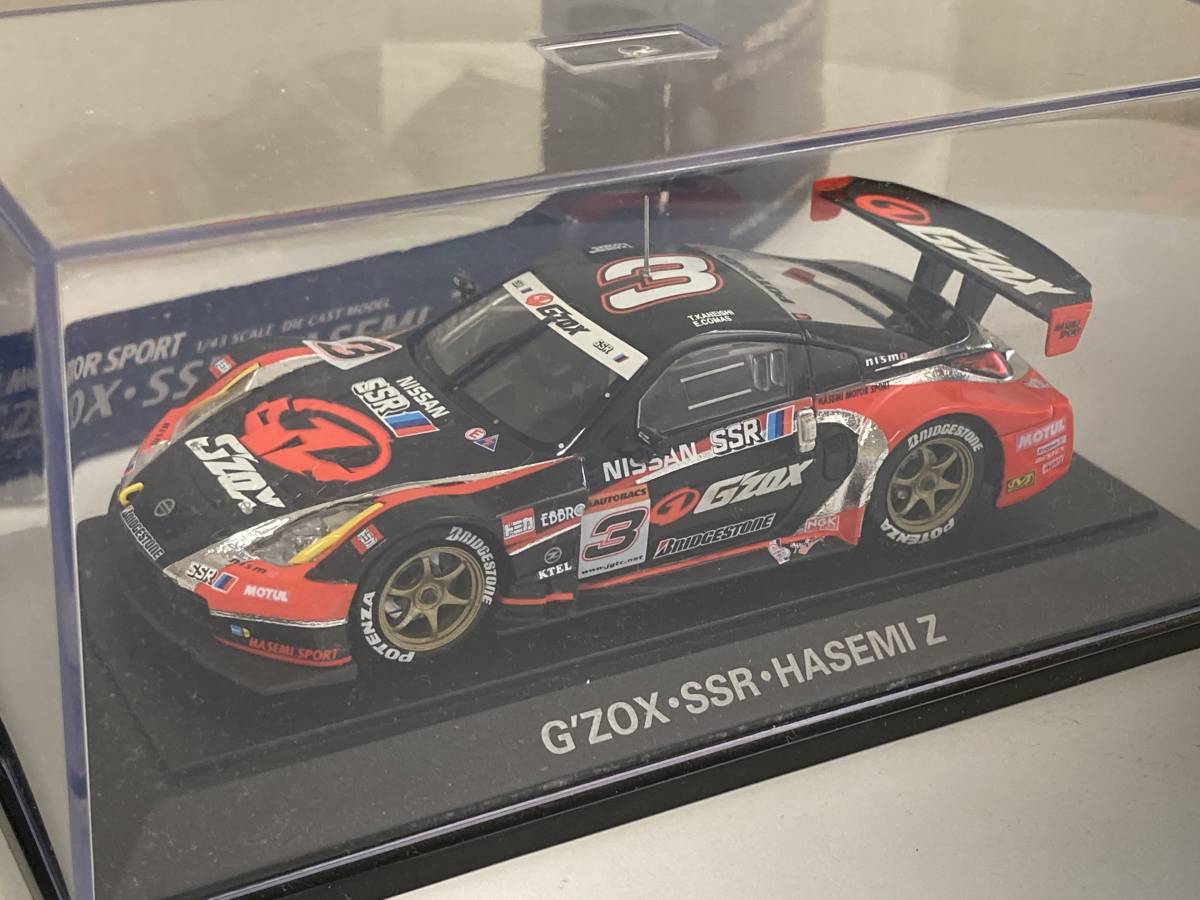 送料無料　エブロ 1/43 2005 スーパーGT G’ZOX・ハセミZ　’05