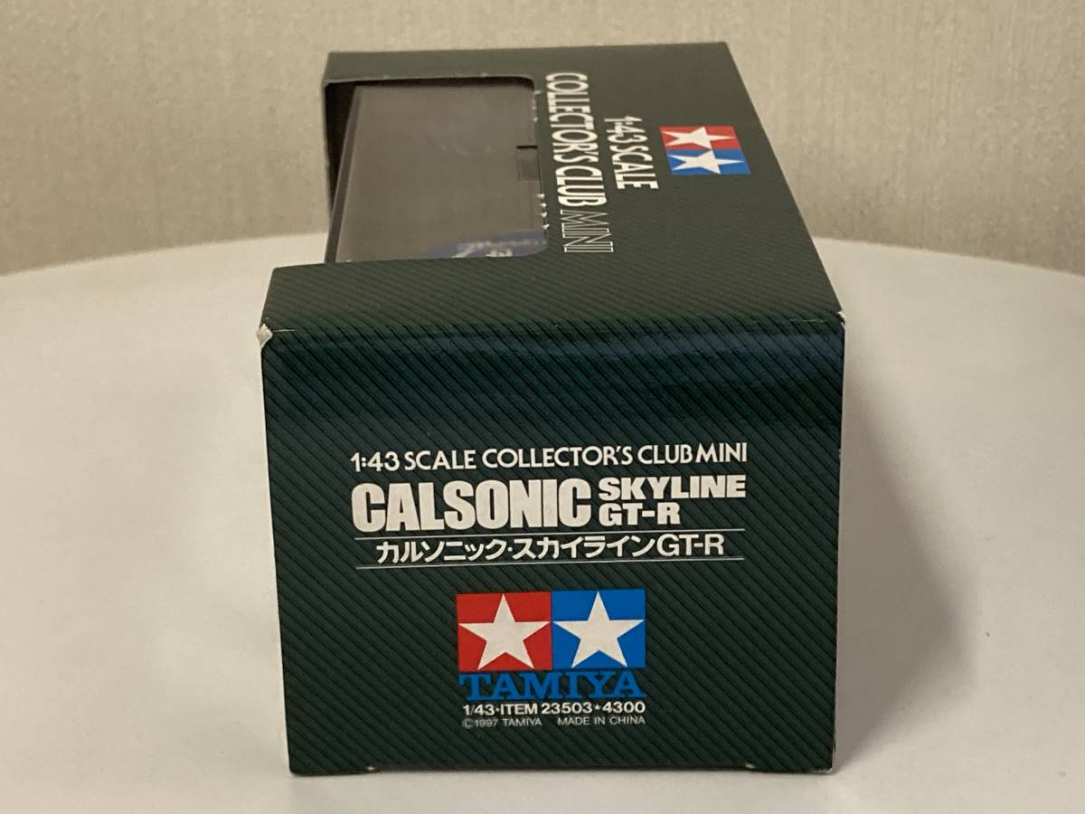  free shipping Tamiya 1/43 collectors Club Mini Calsonic * Skyline GT-R Tamiya model TAMIYA COLLECTOR\'S CLUB CALSONIC SKYLINE