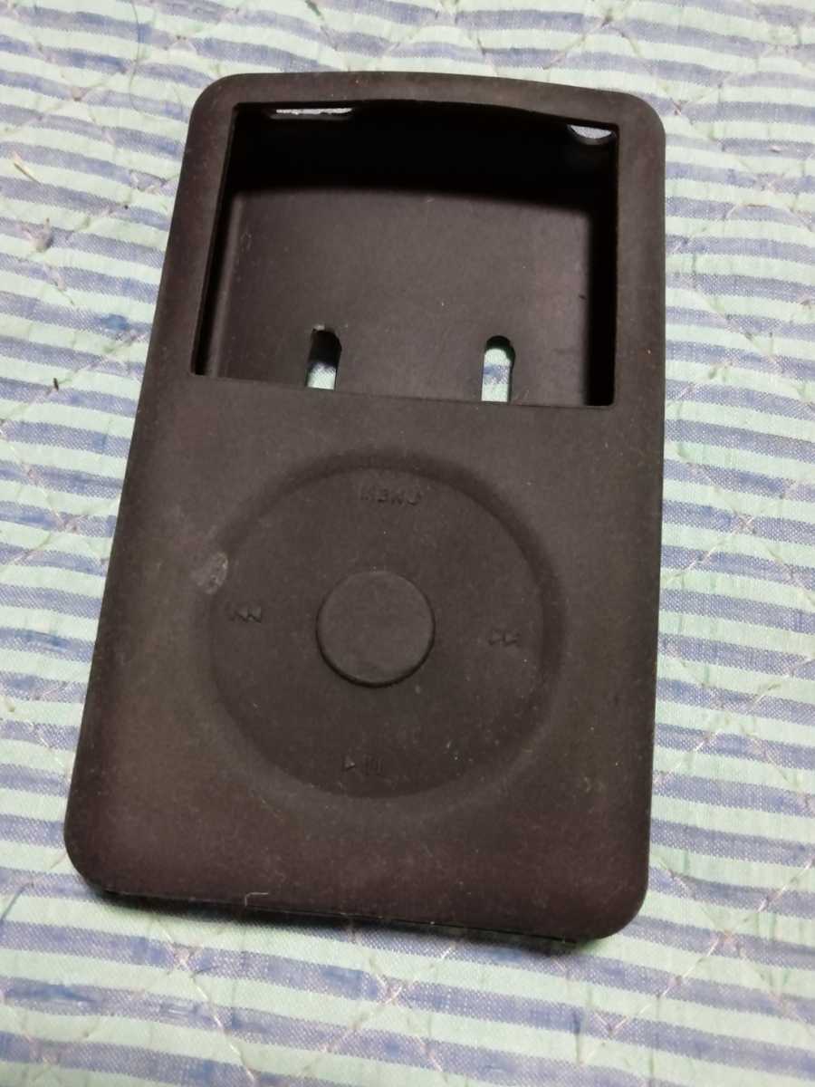 iPod classic160GB専用　シリコンケース　ブラック色_画像1