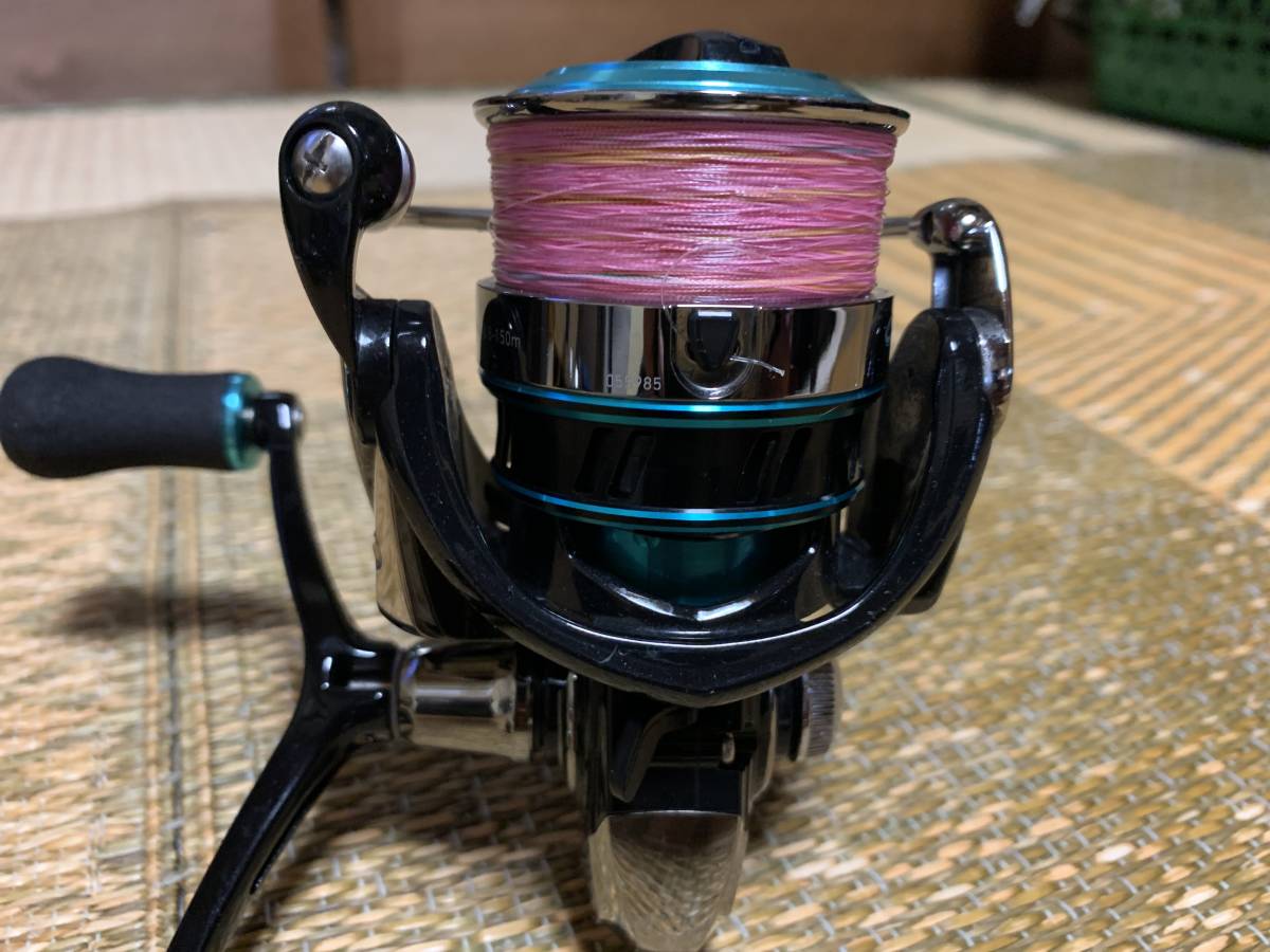 DAIWA ダイワ エメラルダス2508PE-DH スピニングリール マグシールド アオリイカ　中古品　エギング ティップラン　PE付き_画像2