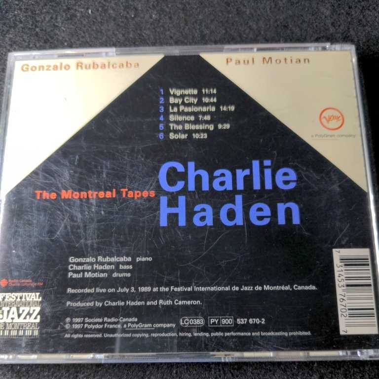 20-63【輸入】The Montreal Tapes Charlie Haden Gonzalo Rubalcaba Paul Motian ゴンサロ・ルバルカバの画像3
