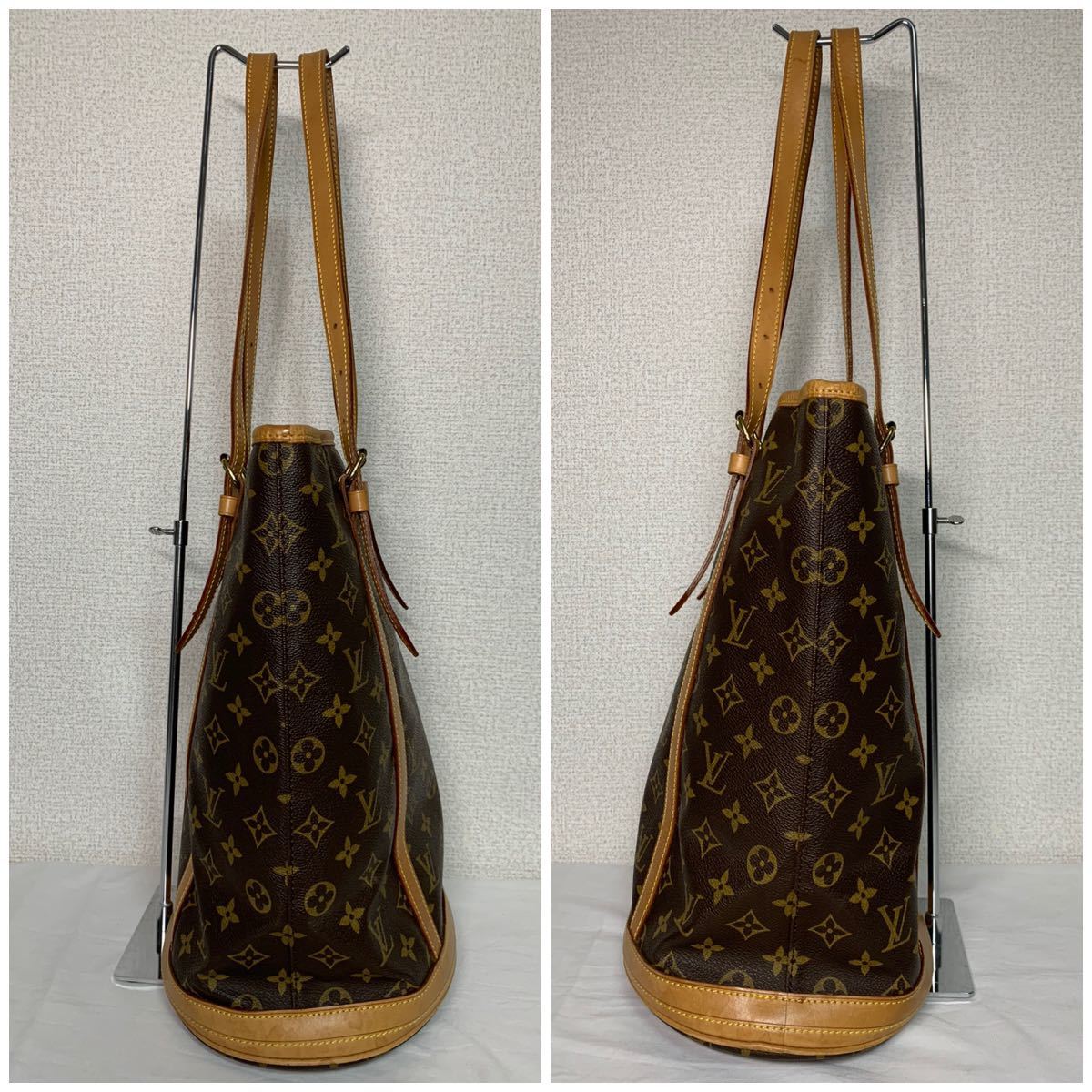 S018) ☆美品☆ LOUIS VUITTON ルイ・ヴィトン モノグラム バケットGM