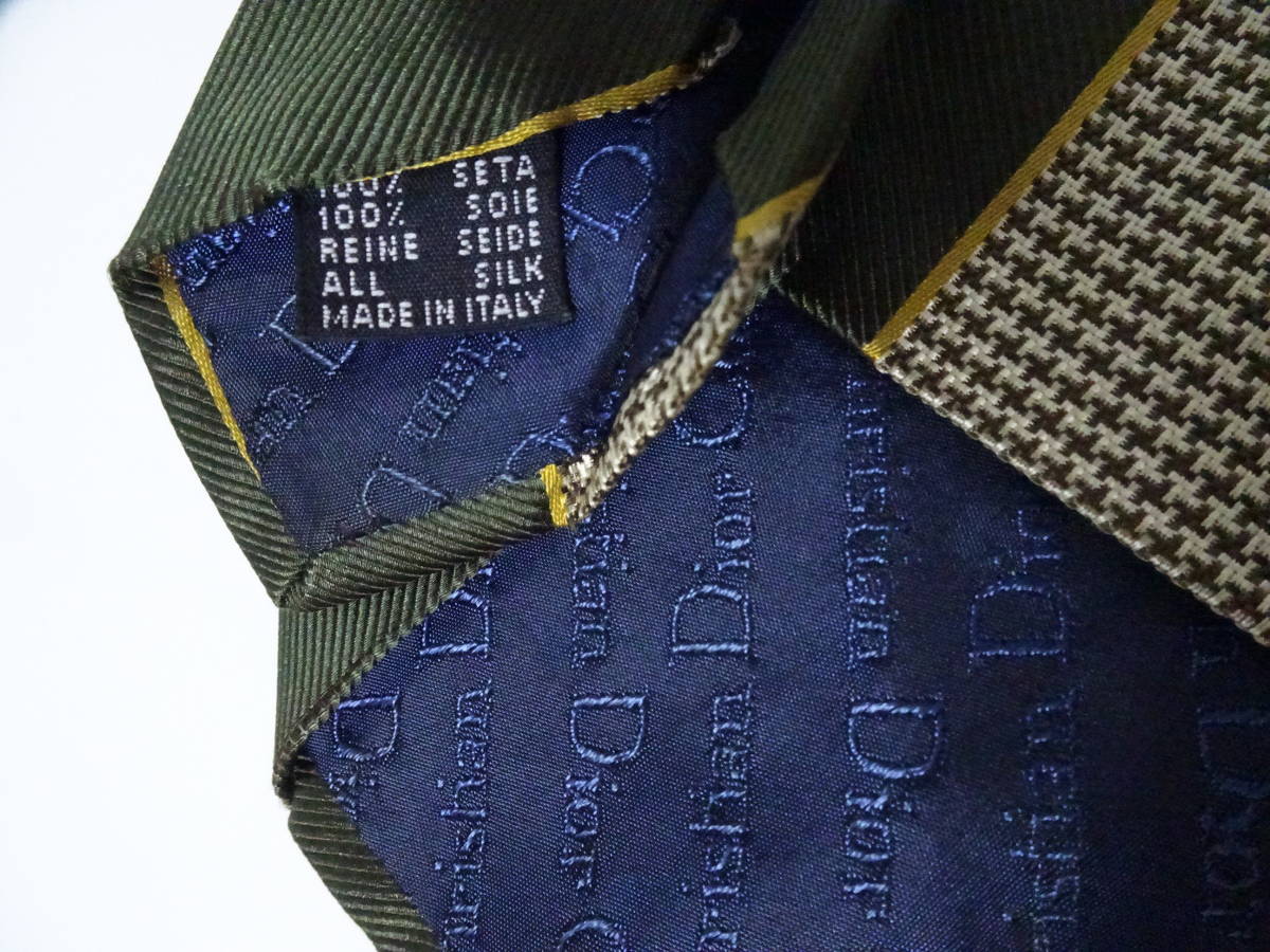 クリスチャンディオールDior 彡メンズ イタリア製 上品絹ネクタイ 