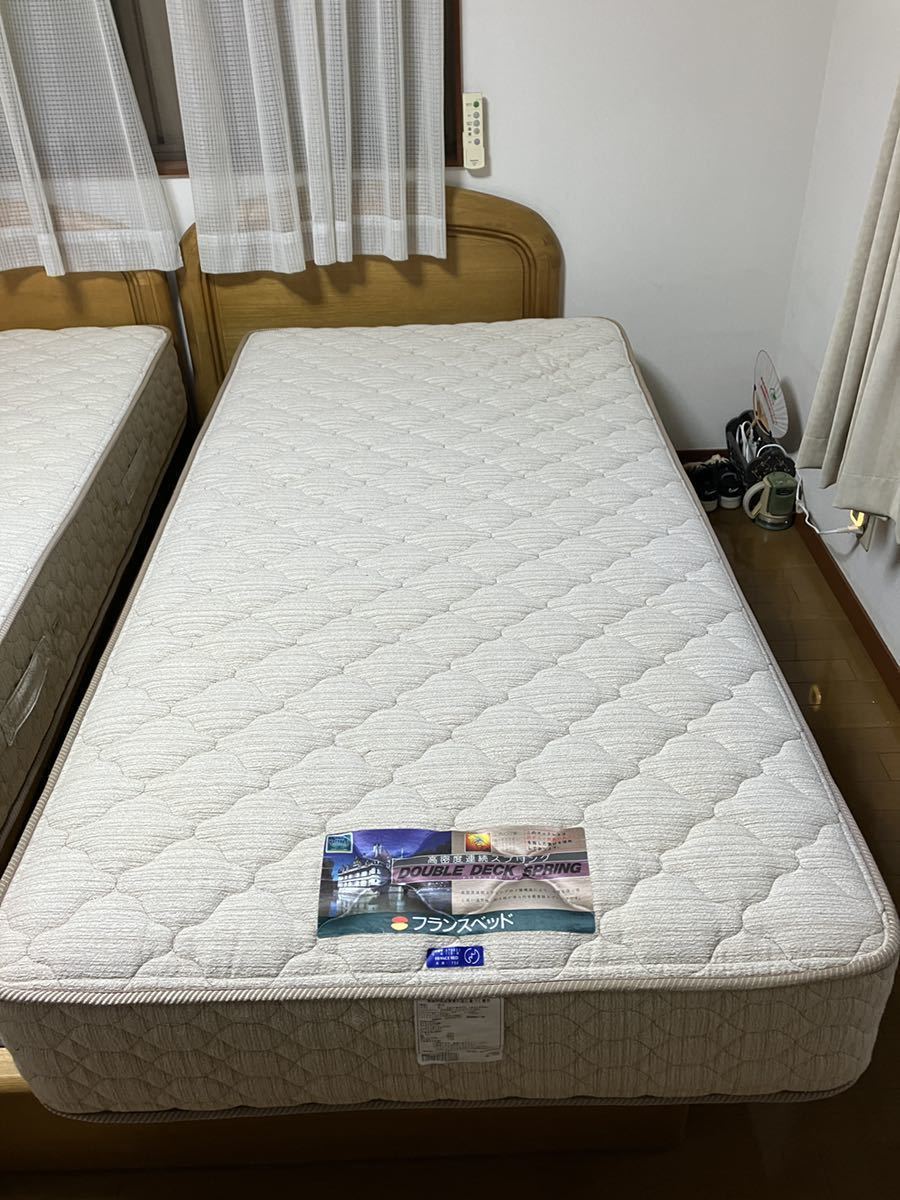 即決8890円 ほぼ未使用/France Bed/フランスベッド/最高級/ダブル