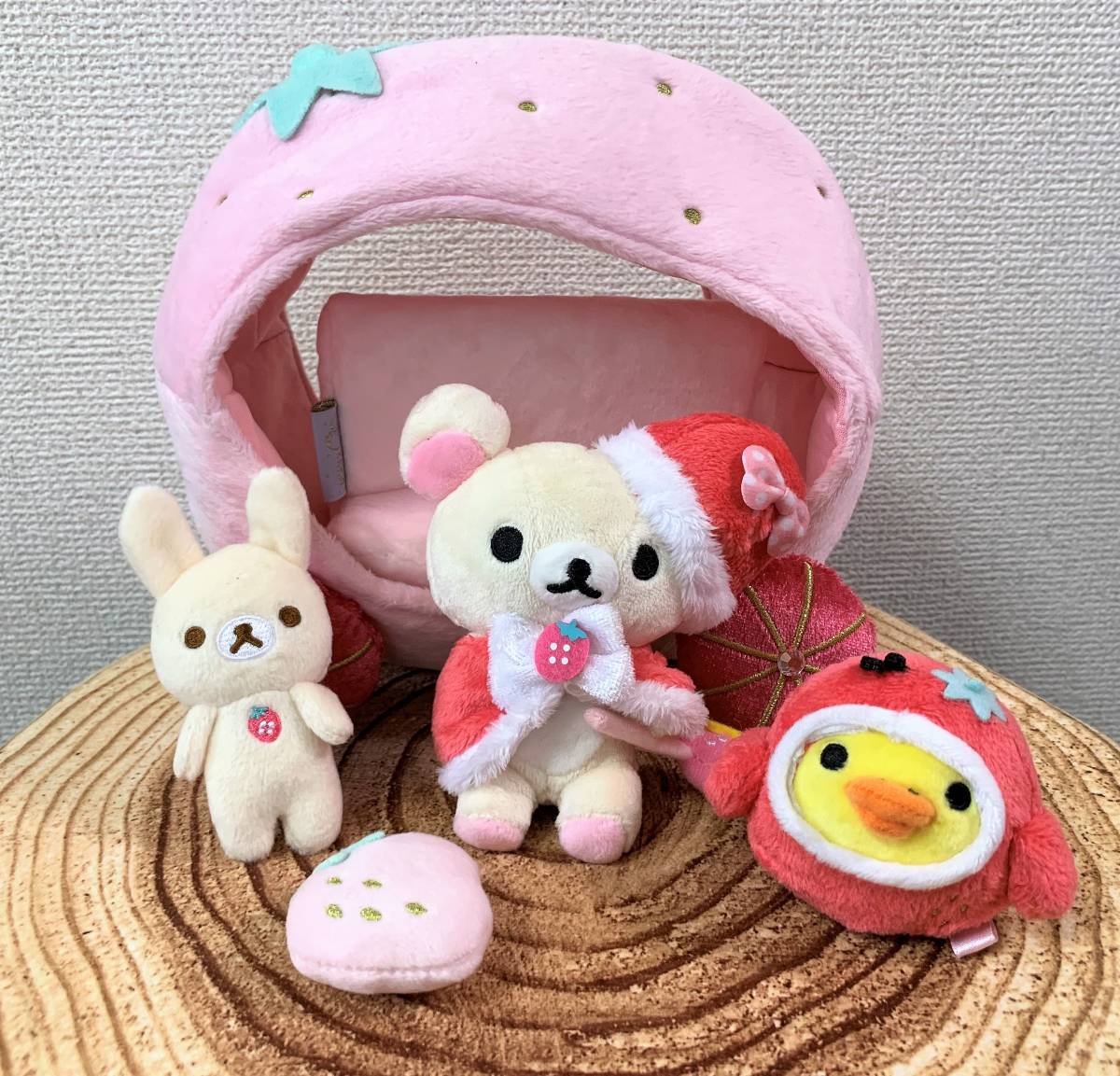 リラックマ コリラックマ いちご馬車ぬいぐるみ ストア限定品 リラックマ コリラックマ いちご馬車ぬいぐるみ ストア限定品