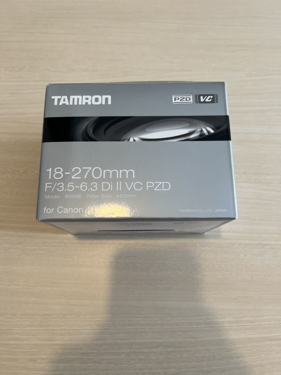 人気大特価 TAMRON Canon用 標準＋望遠レンズ 美品！ 18-270mm VC 全品5倍