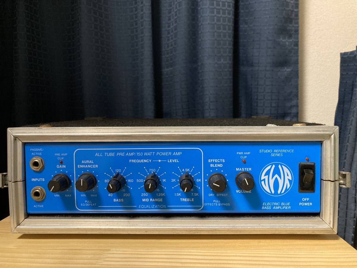 SWR Electric Blue ベースアンプヘッド 希少品 www.expressinter.com