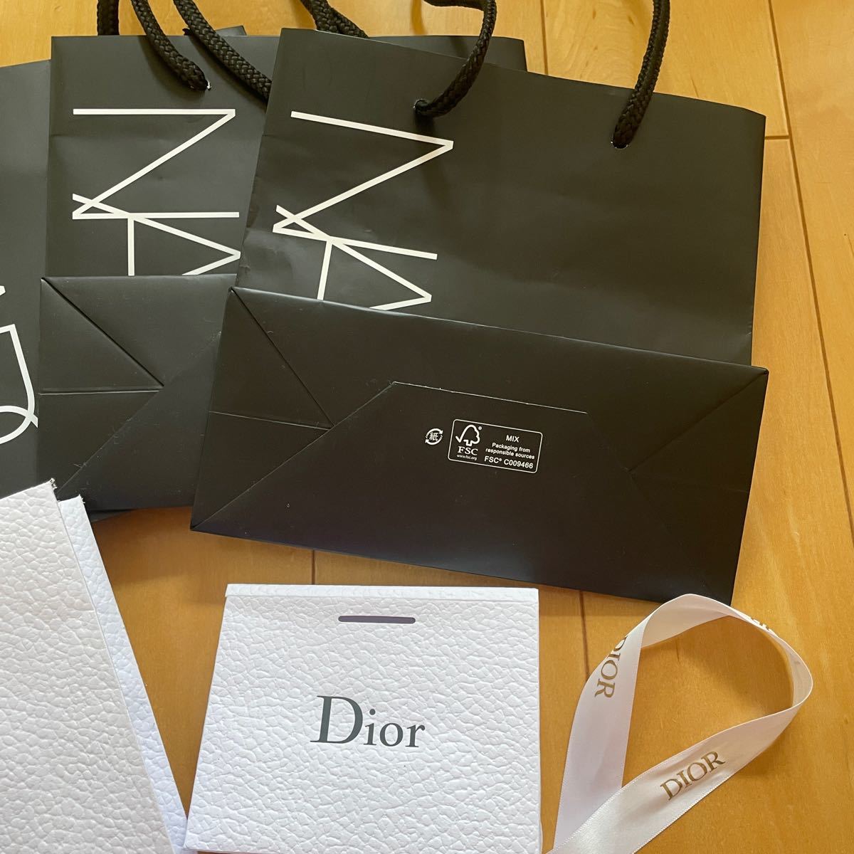 PayPayフリマ｜SHIRO NARS Dior し ショッパー 紙袋 ショップ袋