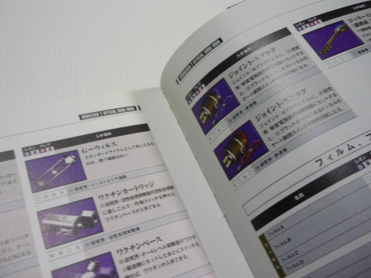 【送料無料】攻略本 PS バイオハザード2 公式ガイドブック / BIO HAZARD スタジオベントスタッフ 著 (初版)