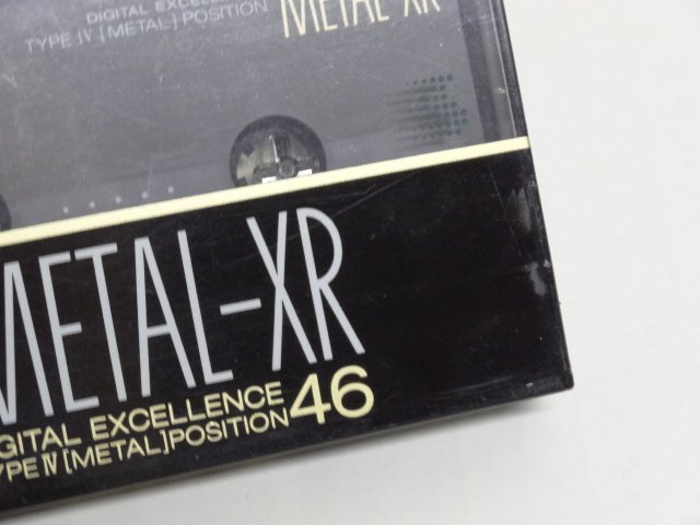 【未開封品】HE-379◆SONY ソニー メタルカセットテープ METAL-XR 46 未開封品_外装フィルムにスレやキズが見受けられます
