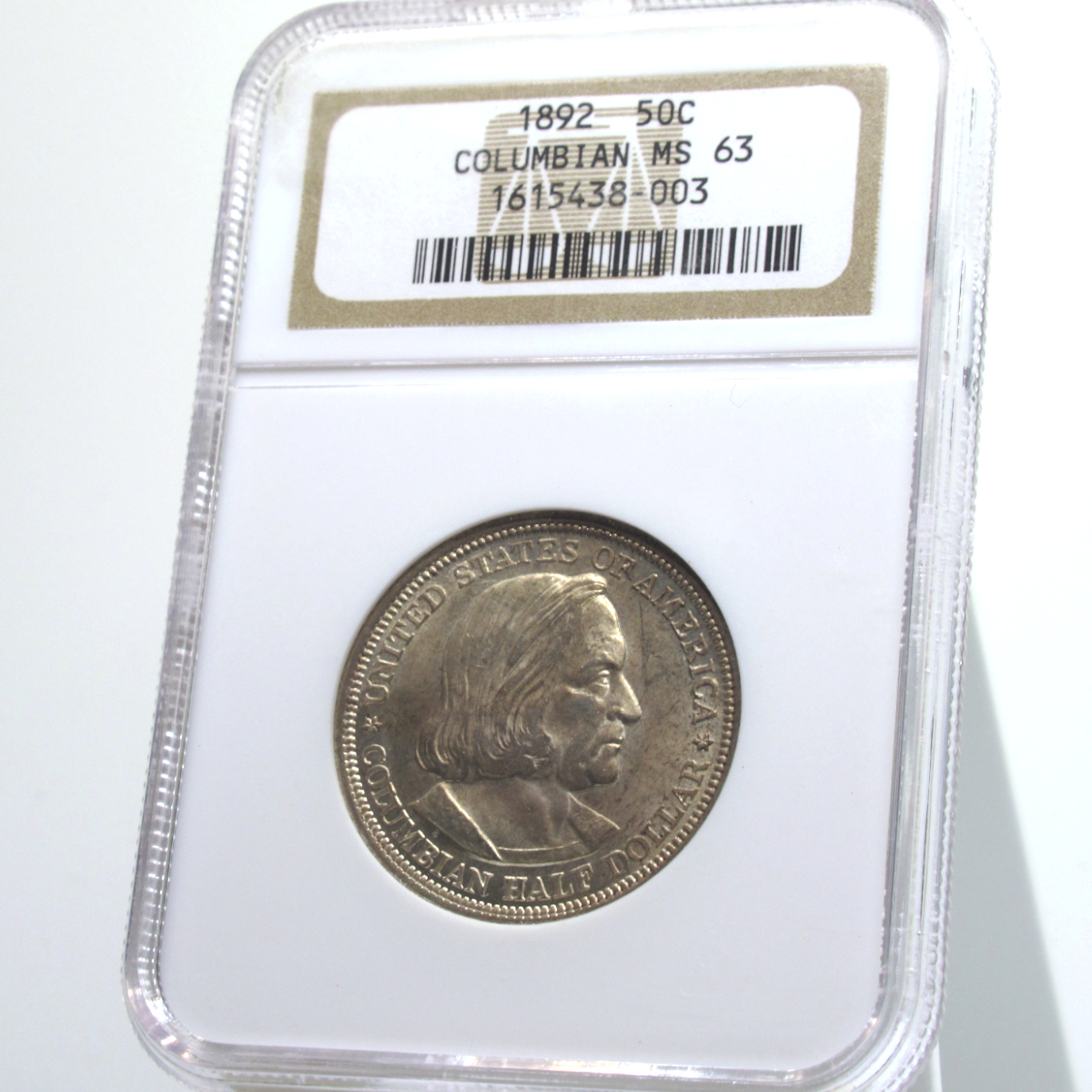 1892年 アメリカ 50c 銀貨 NGC MS63 コロンブス アメリカ大陸到着 400