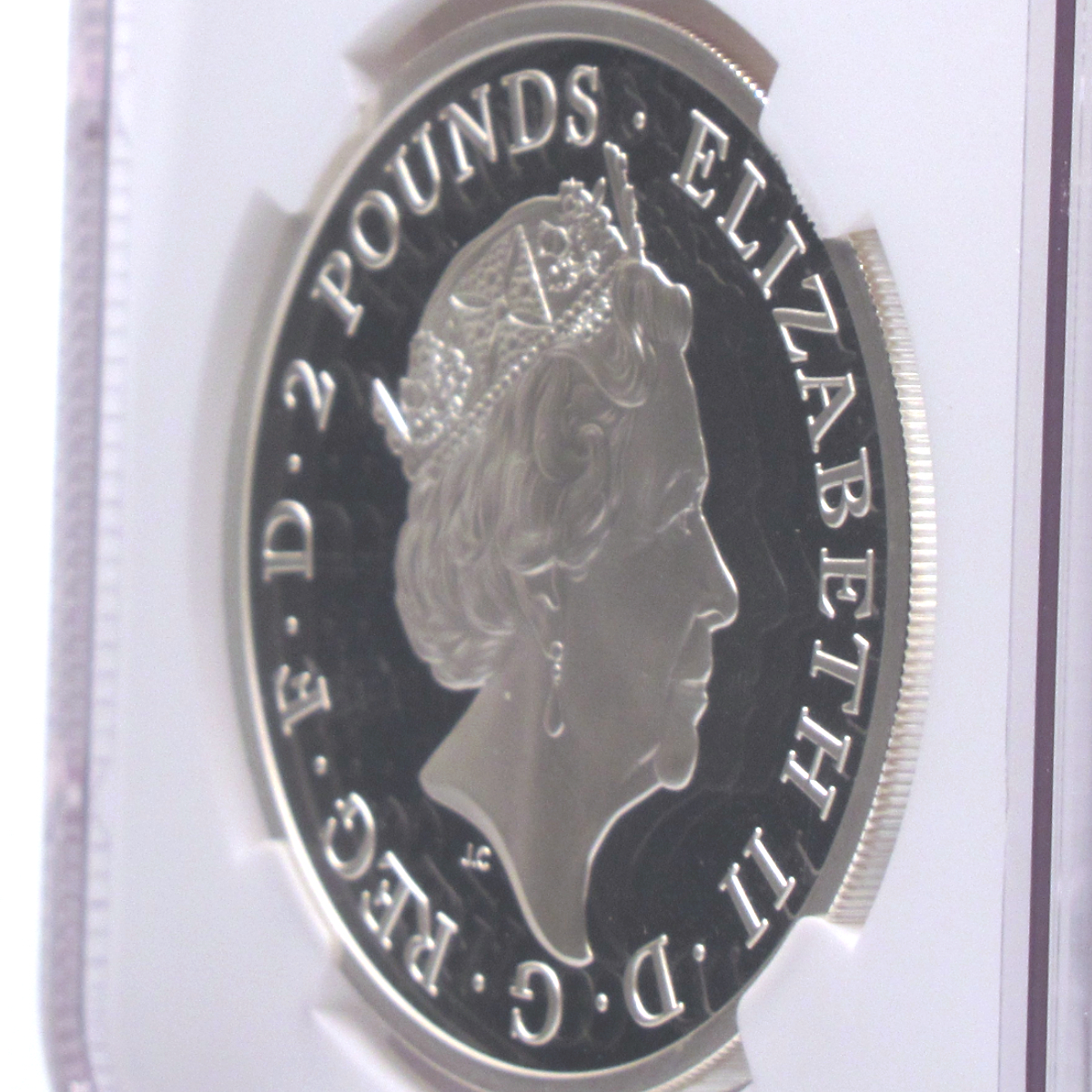 最高鑑定 BOX付き』2020年 イギリス 2ポンド銀貨 NGC PF70 ULTRA CAMEO