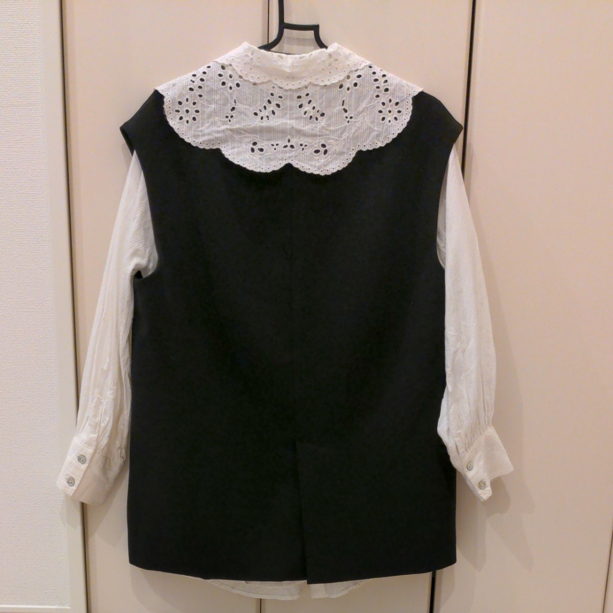 【Ameri vintage】2way LADY BLOUSE WITH VEST