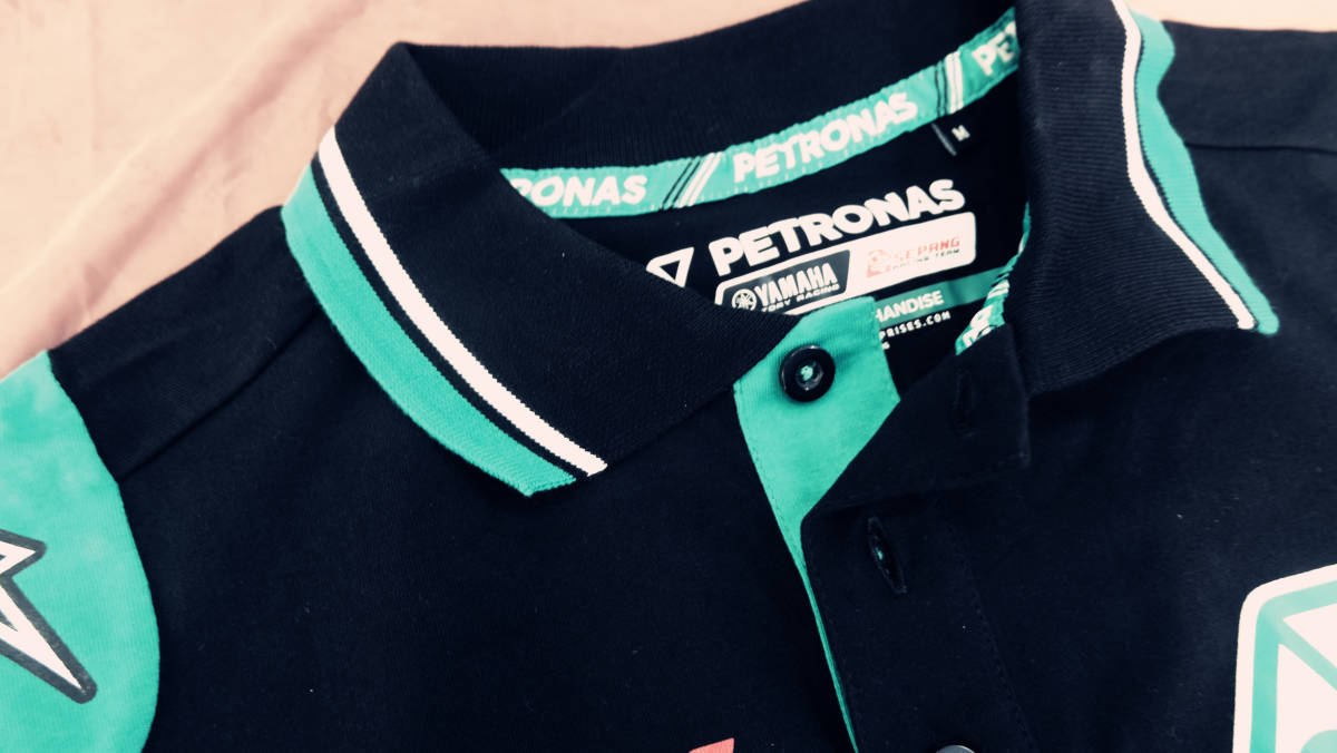 size【XL】【PETRONAS YAMAHA SRT】MotoGP 公式 ポロシャツ（検：20 クアルタラロ 46 ロッシ 04 ドヴィツィオーゾ　ペトロナス・ヤマハ）_画像9