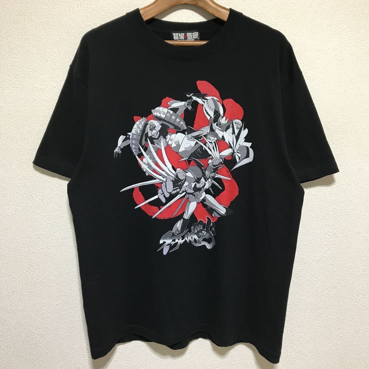 [即決古着]墓場の画廊/ゲッターロボ アーク/ゲッターアーク・キリク・カーンTシャツ(アニメ版)/ブラック/XLサイズ