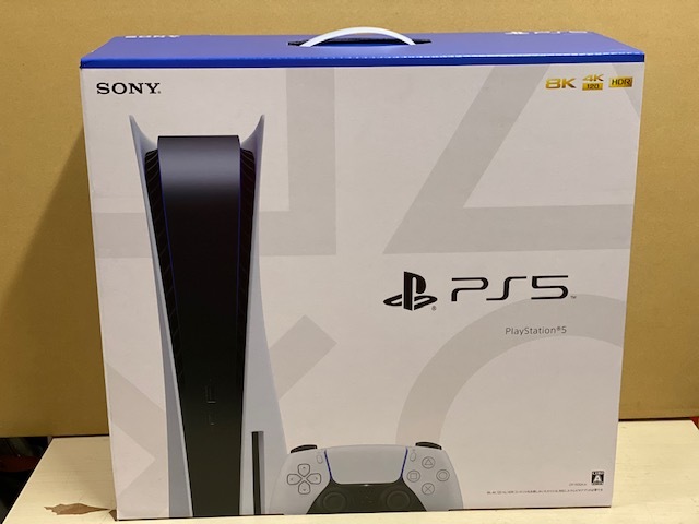 【PS5】 新品 SONY Playstation 5 本体 プレイステーション５本体 CFI-1100A01 ディスクドライブ搭載モデル 新型番_画像1