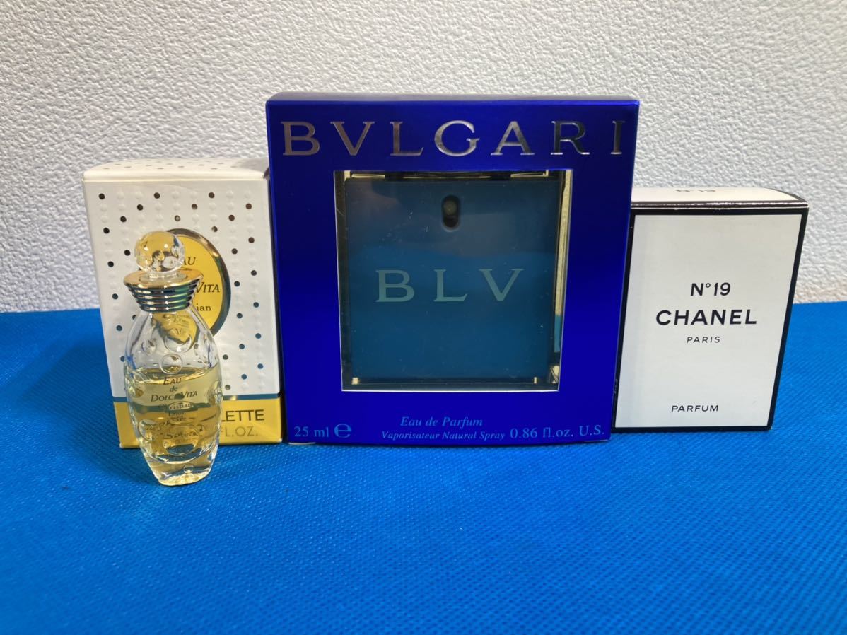 BVLGARI/CHANEL/Dior　ブルガリ　シャネル　ディオール　使用品/未使用品　香水_画像1