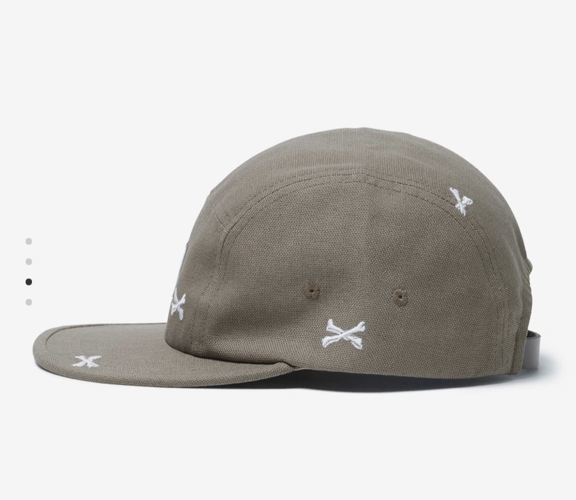 WTAPS 2022SS T-5 02 CAP CROSS BONE BLACK ダブルタップス キャップ クロスボーン ブラック_画像4