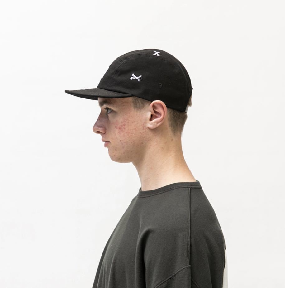 WTAPS 2022SS T-5 02 CAP CROSS BONE BLACK ダブルタップス キャップ クロスボーン ブラック_画像7