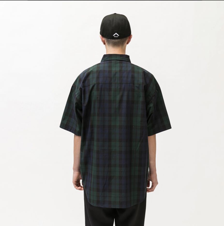 WTAPS 2022SS WCPO SS COTTON BROADCLOTH TEXTILE GREEN CHECK WTAPS 2022SS WCPO SS COTTON BROADCLOTH TEXTILE GREEN CHECK